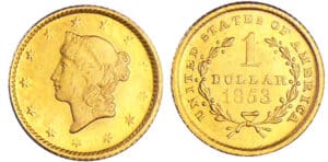 Etats-Unis - Dollar Liberty 1853