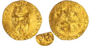François 1er (1515-1547) - Ecu d'or au soleil - 5ème type - Marseille