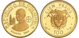 Colombie - 100 pesos 1968 (Bogota)