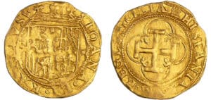 Espagne - Juana et Carlos (1504-1516-1555) - Escudo sd (Séville)