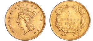 Etats-Unis - Dollar Indian princess head 1856