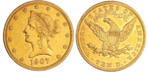 Etats-Unis - 10 dollars Liberty 1907