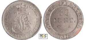 Guyane - Louis-Philippe (1830-1848) - 10 cent 1846 A