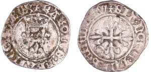 Charles VI (1380-1422) - Gros florette - La Rochelle