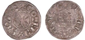 Lothaire II de Lotharingie (954-986) - Denier (Bourges)