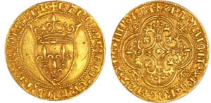 Charles VI (1380-1422) - Ecu d'or à la couronne - 1ère émission
