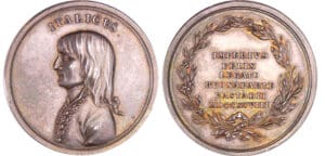 Général Bonaparte - Médaille anniversaire de la paix de Rastadt AN VII (1798)