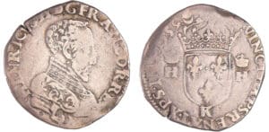 François II (1559-1560) - Teston - 2ème type - 1559 K ( Bordeaux)