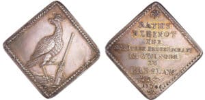 Allemagne - Breslau - Klippenförmige Silbermedaille 1746