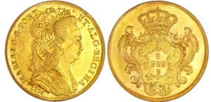 Portugal - D. Maria I (1786-1799) - Peça (6400 reis) 1796 (Lisbonne)