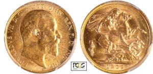 Australie - Edward VII (1901-1910) - Souverain 1909 M (Melbourne)