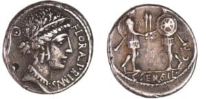 Servilia - Denier (57 av. J.-C.)