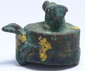 Egypte - Basse époque - Couronne en bronze à tête de cobra - 633-332 av. J.-C. (26ème-30ème dynastie)