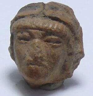 Précolombien - Téotihoucan - Mexique - Tête en terre cuite - 400-800