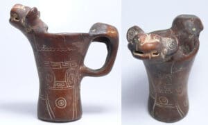 Précolombien - Maya - Mexique - Pot zoomorphe - 400-800