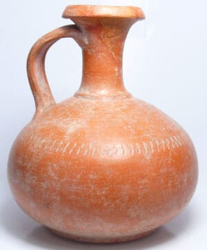 Fin empire romain ou byzantin - Cruche en terre cuite - 6ème-13ème siècle