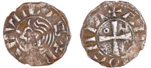 Antioche - Bohémond III (Régence de Constance et Renand de Châtillon) - Denier Antioche - Bohémond III (Régence de Constance et Renand de Châtillon) - Denier
