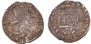 Franche-Comté - Philippe IV - Demi-gros 1623 Franche-Comté - Philippe IV - Demi-gros 1623