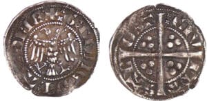 Flandre - Gui de Dampierre - Esterlin d'argent (Alost) Flandre - Gui de Dampierre - Esterlin d'argent (Alost)