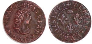 Dombes - Gaston d'Orléans - Denier tournois 1649 (Trevoux) Dombes - Gaston d'Orléans - Denier tournois 1649 (Trevoux)