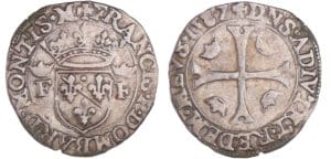 Dombes - François II de Montpensier - Douzain 1587 (Trévoux)