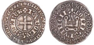 Comtat Venaissin - Charles 1er d'Anjou - Gros tournois (Avignon)