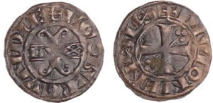 Bourgogne - Hugues V - Denier (Dijon) Bourgogne - Hugues V - Denier (Dijon)