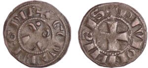 Bourgogne - Hugues III - Denier (Dijon) Bourgogne - Hugues III - Denier (Dijon)