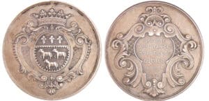 Jeton en argent - Société d'assurances mutelles du cher 1851 Jeton en argent - Société d'assurances mutelles du cher 1851
