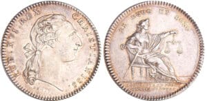 Louis XVI (1774-1792) - Jeton en argent - Chambre de commerce de Rouen, Les prieurs et juges consuls Louis XVI (1774-1792) - Jeton en argent - Chambre de commerce de Rouen, Les prieurs et juges consuls