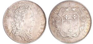 Louis XV (1715-1774) - Jeton en argent - Ville d'Angers Louis XV (1715-1774) - Jeton en argent - Ville d'Angers