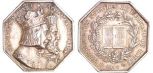 Jeton en argent - Notaires du Havre 1844 Jeton en argent - Notaires du Havre 1844