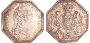 Louis XVI (1774-1792) - Jeton en argent - Trésorerie générale de la maison du roi Louis XVI (1774-1792) - Jeton en argent - Trésorerie générale de la maison du roi