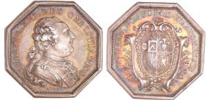Louis XVI (1774-1792) - Jeton en argent - Etats de la Flandre Wallonne Louis XVI (1774-1792) - Jeton en argent - Etats de la Flandre Wallonne
