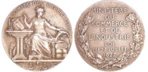 Jeton en argent - Ministère du commerce et de l'industrie 1822 Jeton en argent - Ministère du commerce et de l'industrie 1822