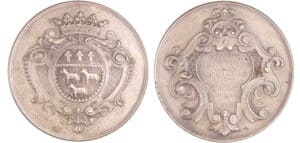Jeton en argent - Assurances mutuelles du Cher 1851 Jeton en argent - Assurances mutuelles du Cher 1851