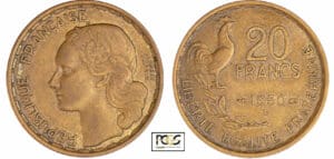 Quatrième République (1947-1959) - 20 francs Georges Guiraud 1950 B 4 plumes Quatrième République (1947-1959) - 20 francs Georges Guiraud 1950 B 4 plumes