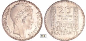 Troisième république (1871-1940) - 20 francs Turin 1936