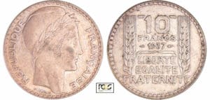 Troisième République (1871-1940) - 10 francs Turin argent 1937 Troisième République (1871-1940) - 10 francs Turin argent 1937