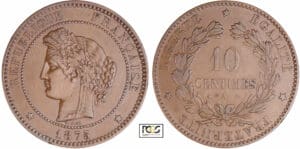 Troisième République (1871-1940) - 10 centimes Cérès 1875 A (Paris)