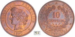 Troisième République (1871-1940) - 10 centimes Cérès 1890 A (Paris)