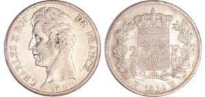 Charles X (1824-1830) - 2 francs 1826 W (Lille)
