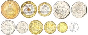 Cinquième République (1959- ) - Série 1995, 11 monnaies