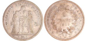 Commune de Paris (1871) - 5 francs Hercule Camélinat - 1871 A (Paris) Commune de Paris (1871) - 5 francs Hercule Camélinat - 1871 A (Paris)