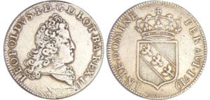 Lorraine - Duché de Lorraine - Léopold 1er - 1/2 écu 1719 (Nancy)
