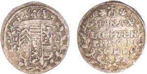 Alsace - Comté de Hanau - Lichtenberg - Frédéric Casimir - Halbbatzen 1661 (Hanau)