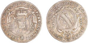 Alsace - Strasbourg - Louis Constantin de Rohan - 5 kreuzer 1773