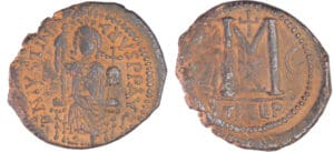 Justinien Ier - Follis (527-563, Theoupolis)