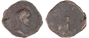 Trajan Dèce - Sesterce (249, Rome) - La Dacie Trajan Dèce - Sesterce (249, Rome) - La Dacie