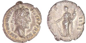 Antonin le Pieux - Denier (149, Rome) - La Fortune Antonin le Pieux - Denier (149, Rome) - La Fortune